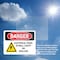 Signmission Electrical Panel In Wall Cavity Danger Sign, Vinyl Decal, 10in W x 7in L, 2PK OS-2PACK-DS-D-710-L-2184 - alternate 6